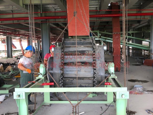 大傾角輸送帶安裝